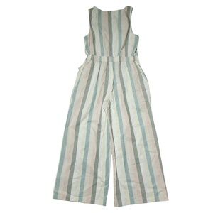 Lucky Brand Womens Striped Jumpsuit M NWT